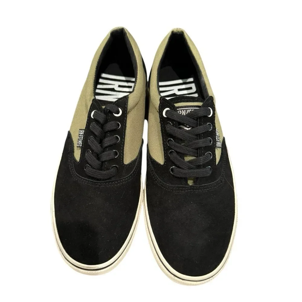 NEW Iron Fist Olive Black Canvas Men's Tennis Shoes Sneakers 40 7